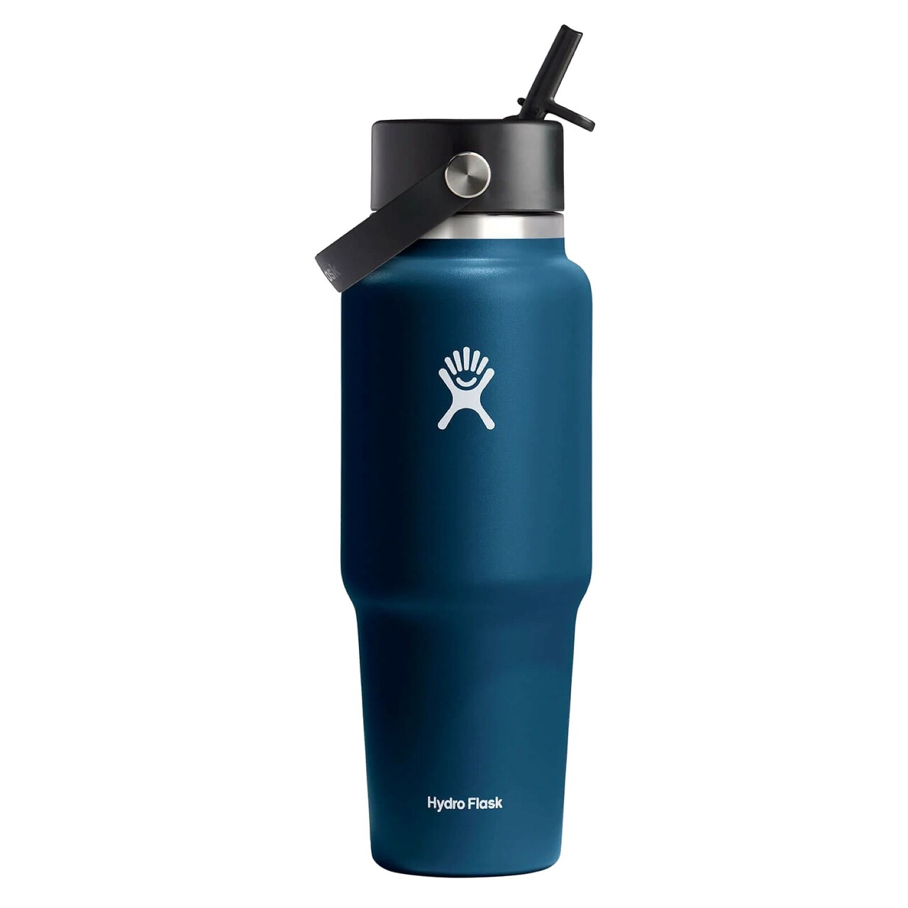Sticla termos, inox, 950ml, "Wide Straw", Indigo - Hydro Flask - imagine 4